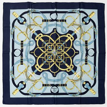 Hermès, scarf, "Eperon d'Or".