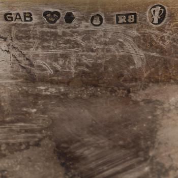 STOP, silver, GAB, Stockholm, 1943, vikt ca 820g.