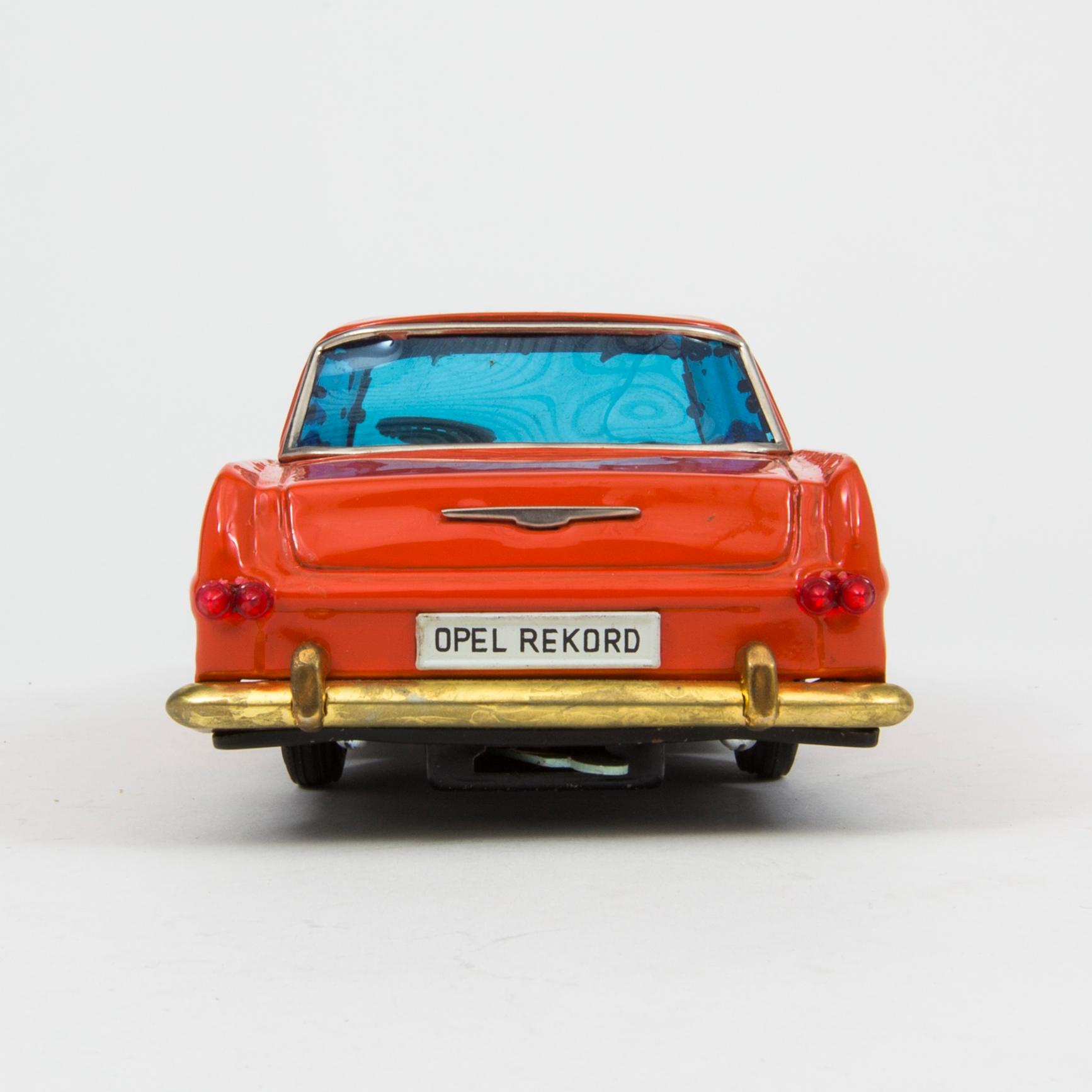 A tinplate Opel Rekord by Bandai Japan 1960s. - Bukowskis