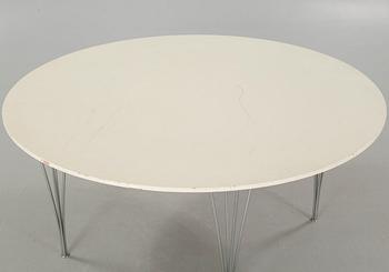 A "Supercirkel" Piet Hein and Bruno Mathsson dining table.