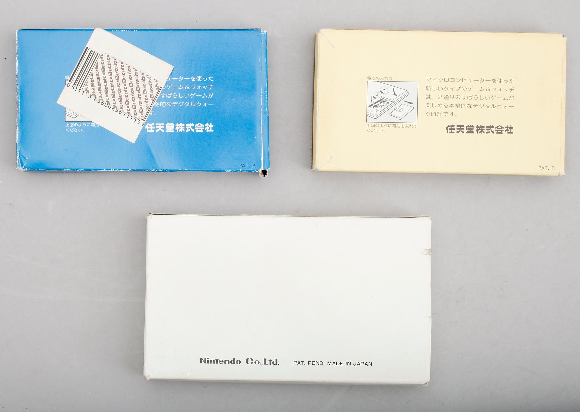 TV-SPEL, 3 st, Nintendo.