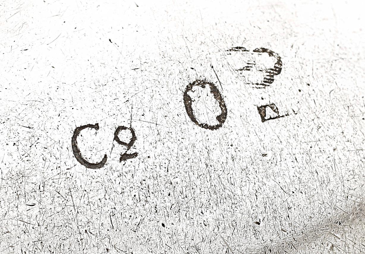 SOPPSLEV, silver, Stockholm 1785. Otydlig stämplar.