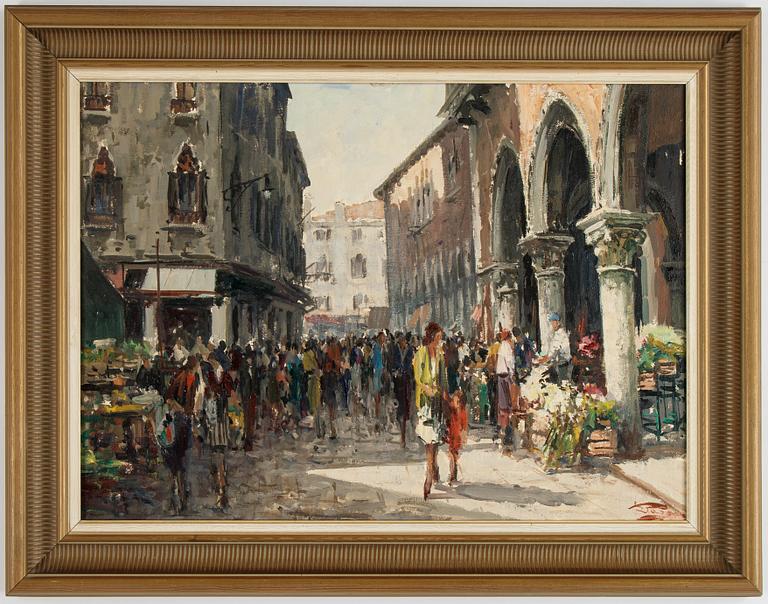Luigi Pagan, oil on canvas, signed.
