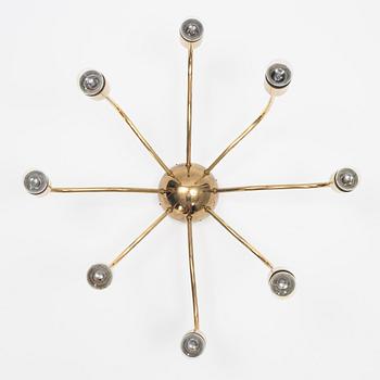 Josef Frank, a brass ceiling lamp model 2358.