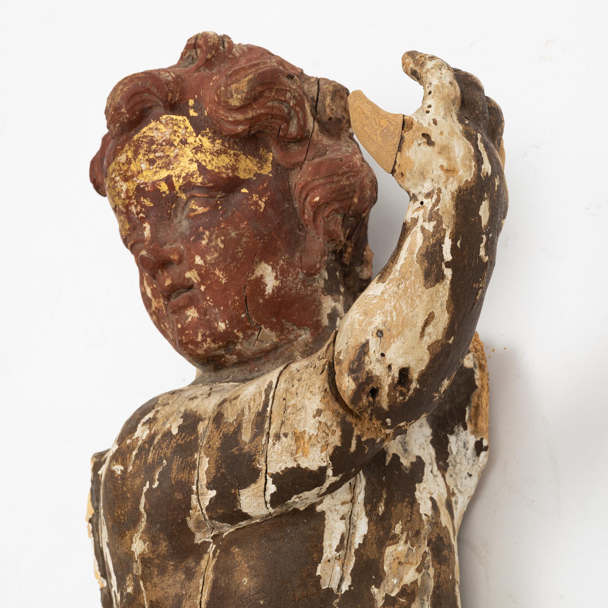A southern European decorative sculpture, 18th Century.
