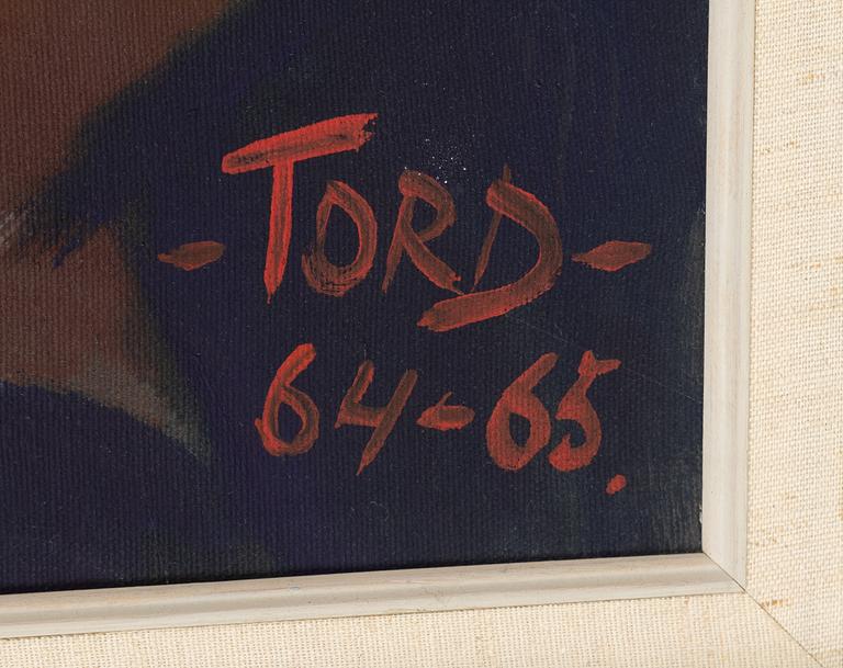 Tord Leander-Engström, olja på duk, signerad och daterad -64-65.