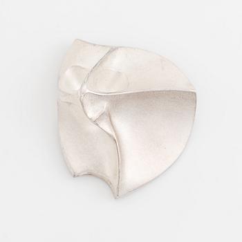 Björn Weckström, sterling silver  "Labyrinth" brooch Lapponia 2007.