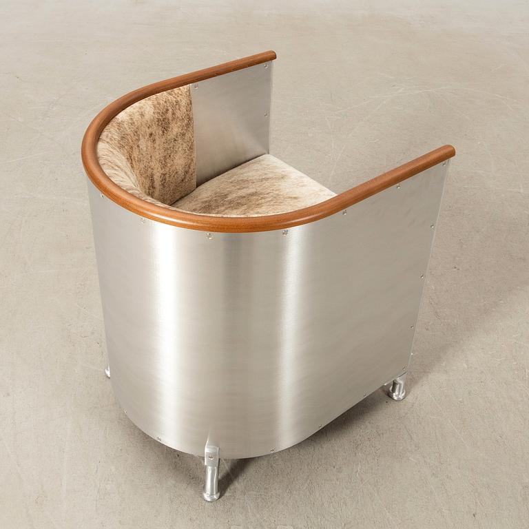 Mats Theselius, armchair "Aluminium Chair", Källemo.