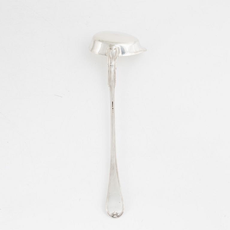 A Swedish Silver Soup Ladle, mark of Anders Lundqvist, Stockholm 1847.