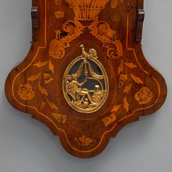 A Dutch wall clock, first half of the 19th century.