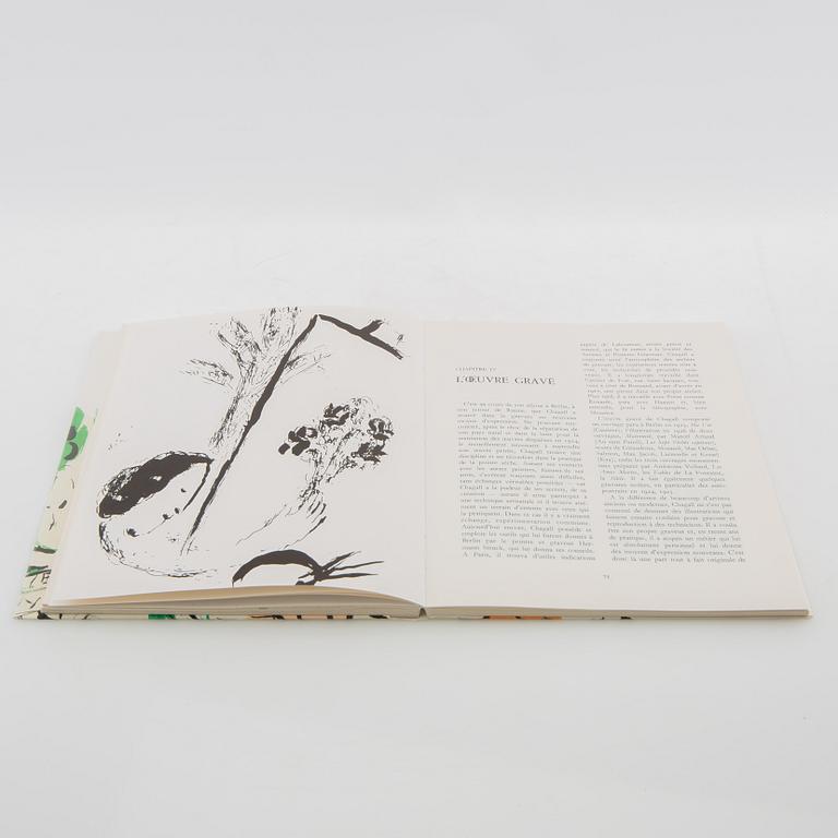 Marc Chagall, bok Jaques Lassaigne, Maeght Éditeur, Paris, 1957, med 15 litografier.