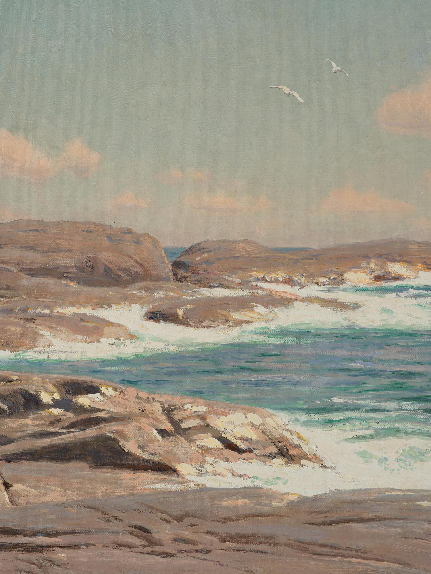 Johan Krouthén, Cliffs by the sea, Marstrand.