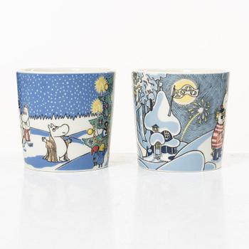 Arabia, two Moomin mugs, Finland, 1999-2005.