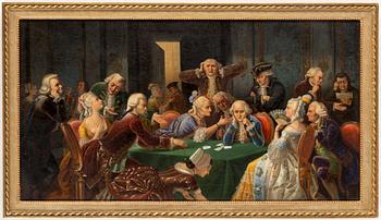 An unknown 19th century artist, oil on canvas, bears signature.