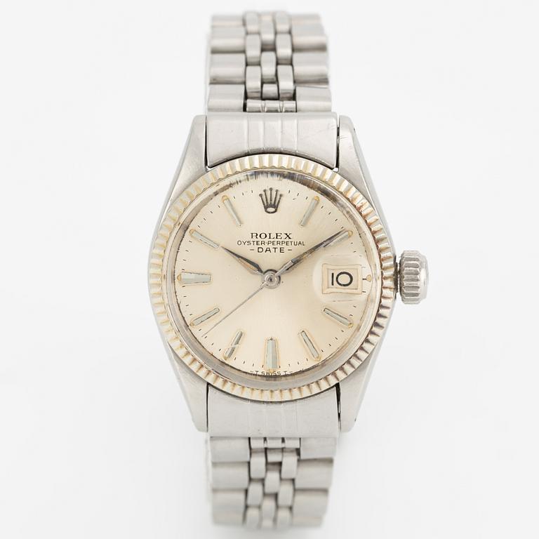 Rolex, Oyster Perpetual, Date, wristwatch, 26 mm.