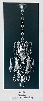 Harald Notini, a ceiling light, model "10578", Böhlmarks, 1930's.