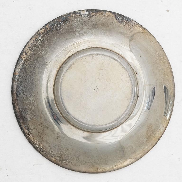 Dish, silver, Italy 1944–1968.