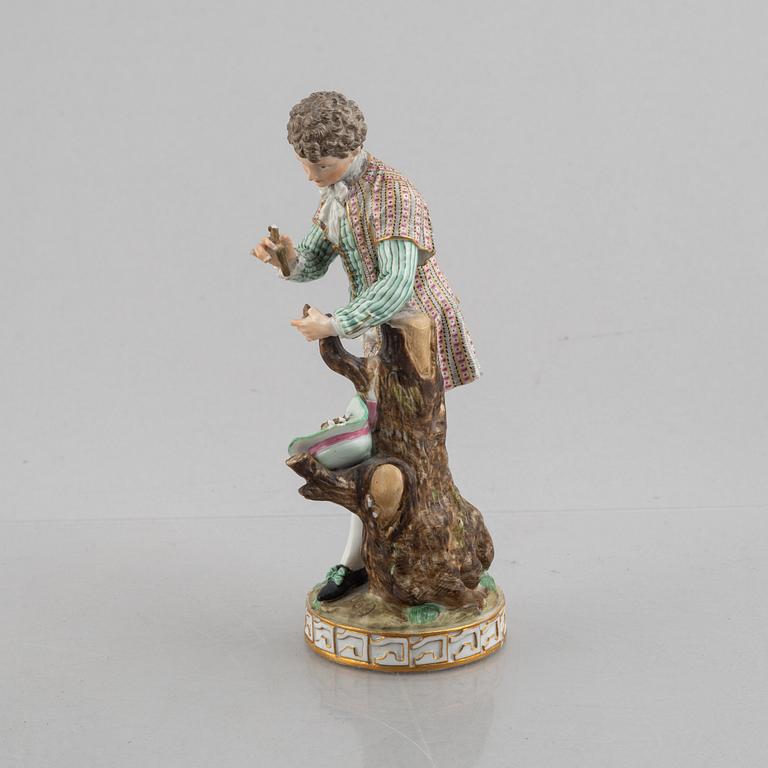 A Meissen porcelain figure of a boy, Marcolini (1774-1814).