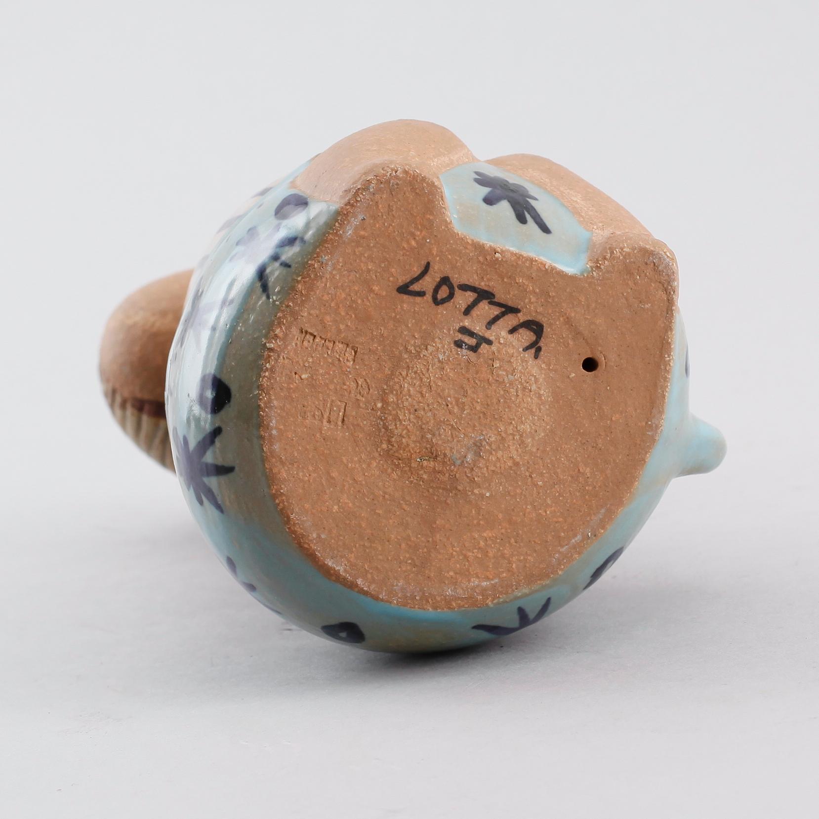 FIGUR, stengods, "Lotta", Lisa Larson, Gustavsberg.