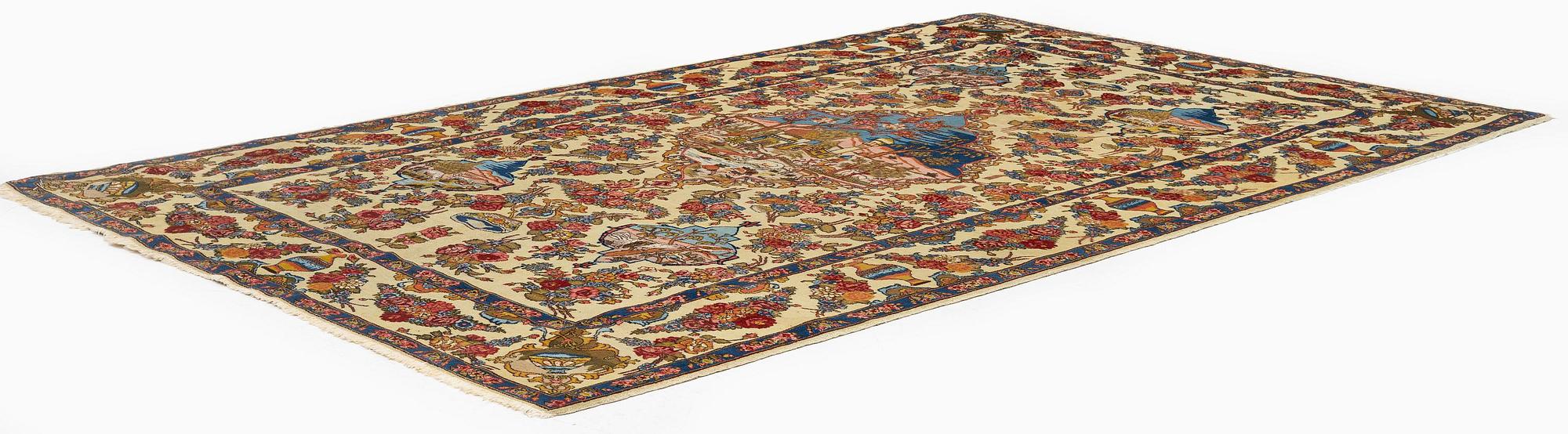 A semi-antique Tabriz carpet, Northwestern Persia (Iran), c. 280 x 170 cm.