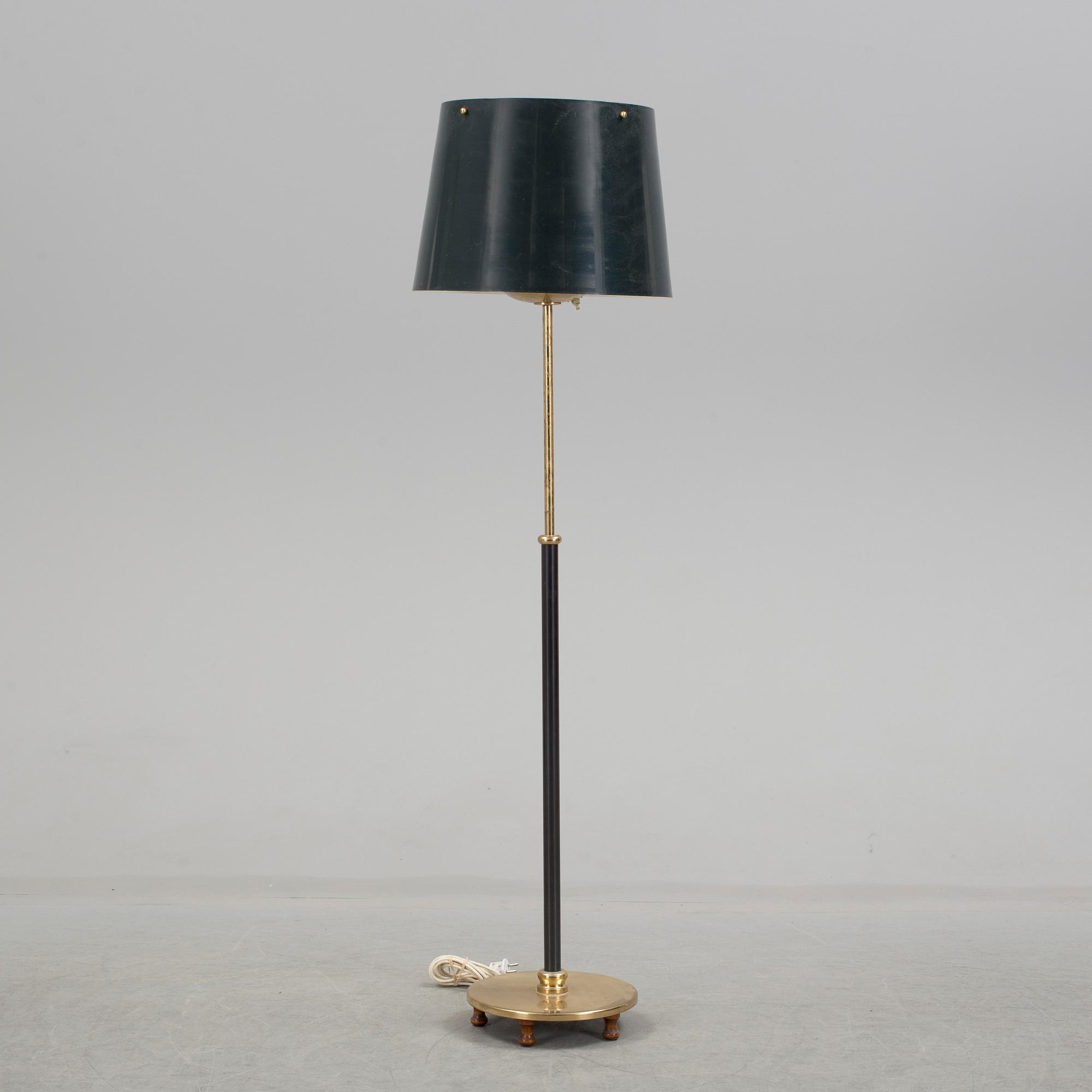 A floor lamp designed by Josef Frank, Firma Svenskt Tenn, model no 2564.