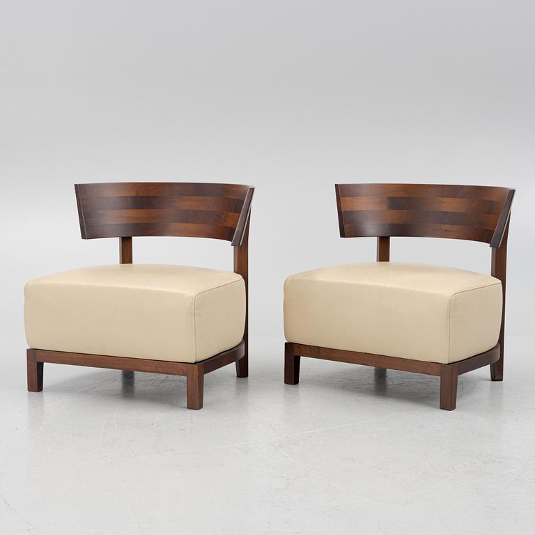 Antonio Citterio, armchairs, a pair, "Thomas", Flexform, Italy.