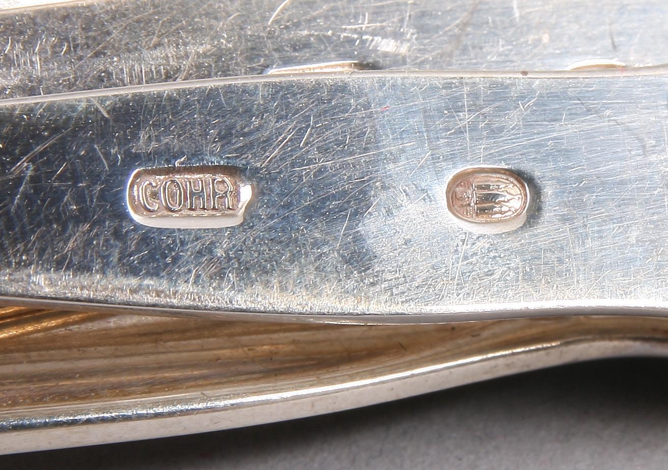 BESTICKSERVIS, 96 delar, silver. Cohr, Köpenhamn, Danmark. 1950-tal.