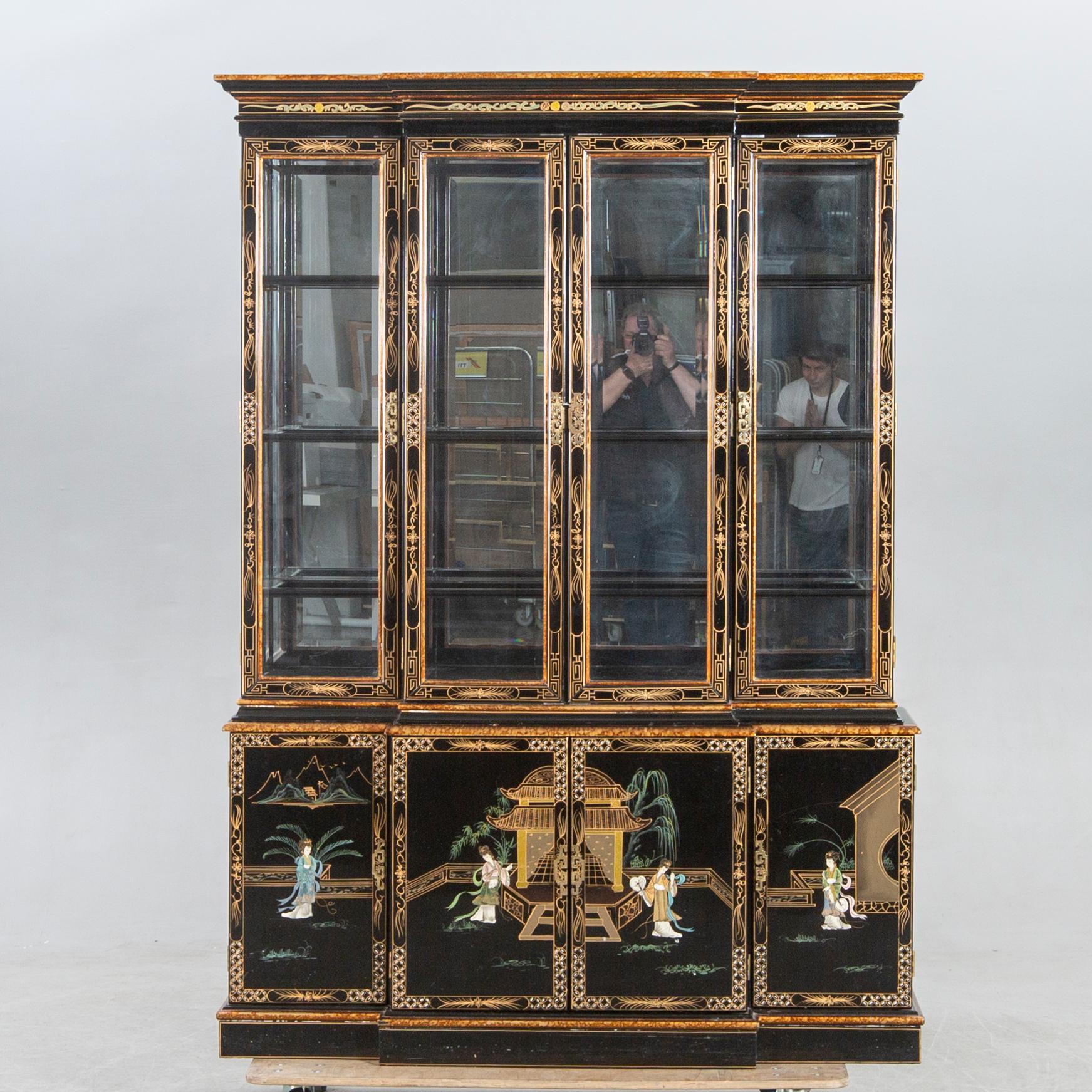 A Chinese 20th century display cabinet.