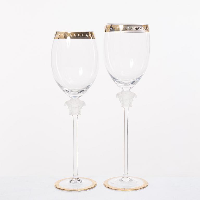 Versace, an 18 piece 'Medusa' glass service, Rosenthal, Germany.