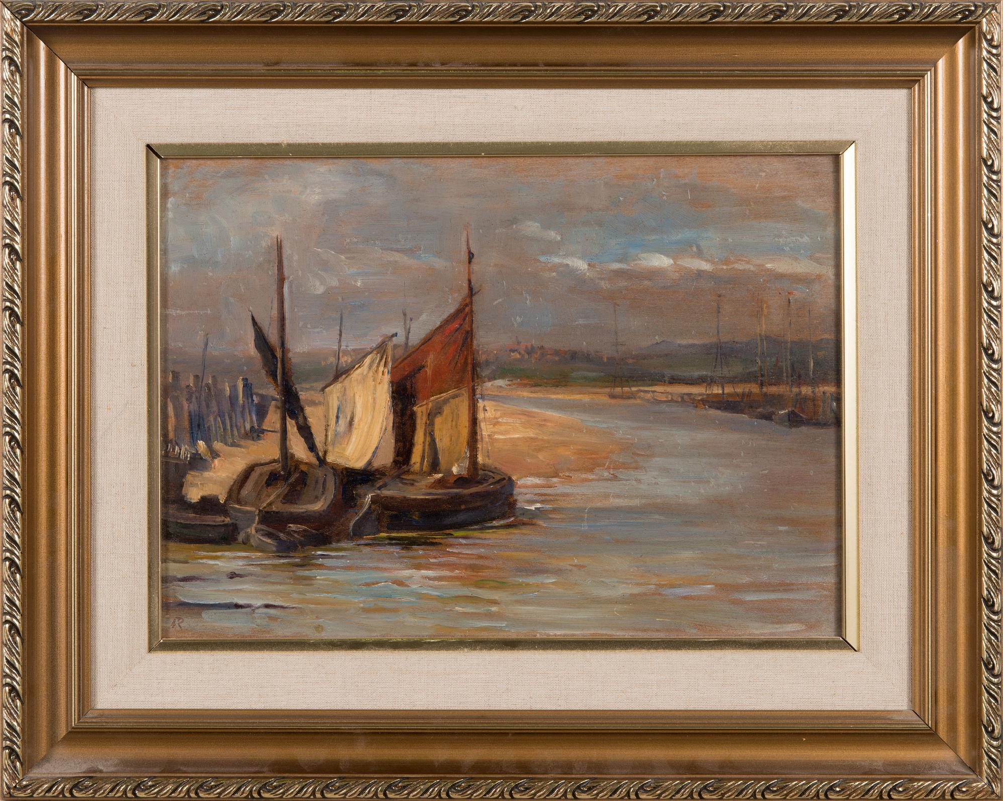 Nina Hill, oil on board, signed with monogram.