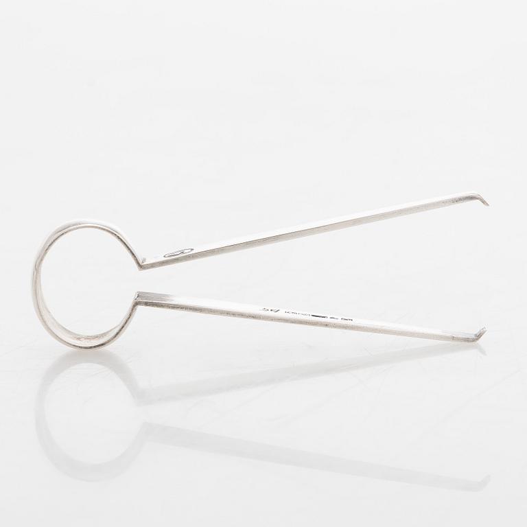 Bertel Gardberg, sockertång, silver, Suomen Kultaseppä, Åbo 1967.