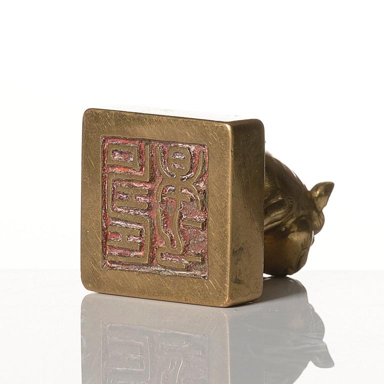 A Chinese seal, early 20th Century.