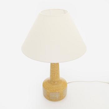 A stoneware table lamp, signed Palshus Danmark.