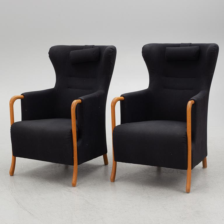 Armchairs, a pair, 'Claudia' Stouby Denmark.