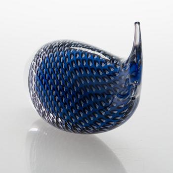 Skulptur, glas, signerad, formgivare Hanne Dreutler, glasblåsare Arthur Zirnsack, Studio Åhus 2002.