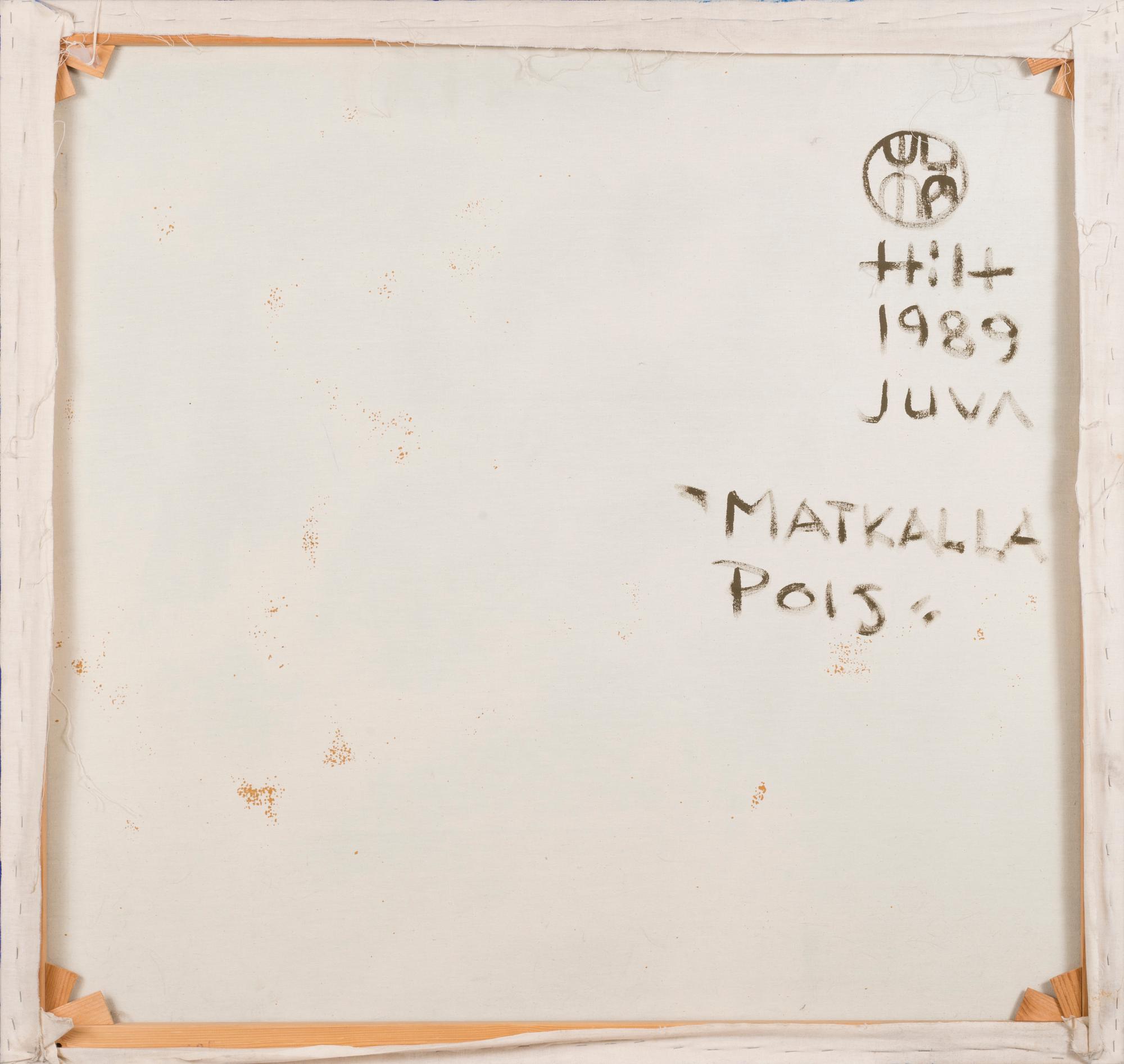 PEKKA HILTUNEN, oil on canvas, signed, dated a tergo 1989.