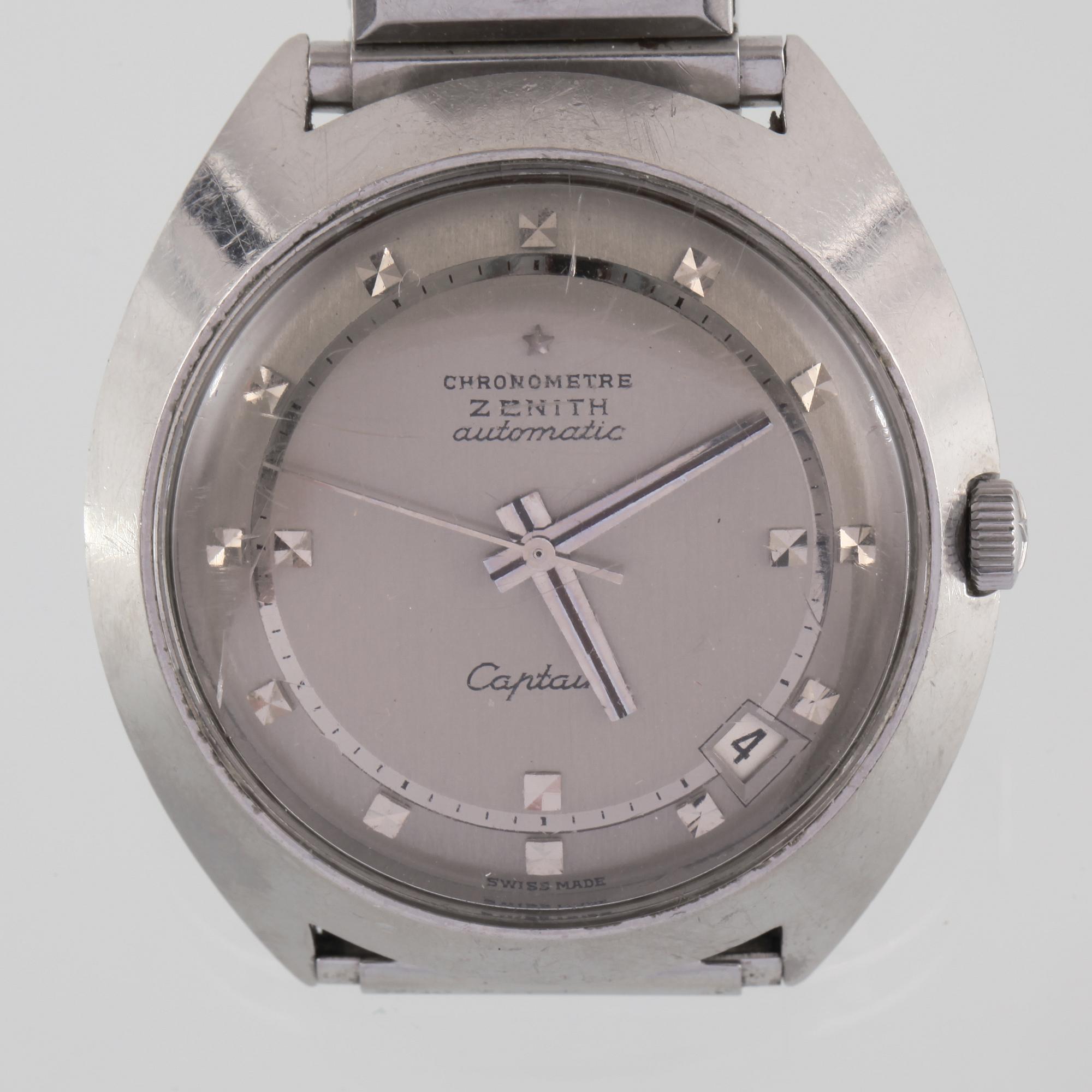 HERRARMBANDSUR, Zenith "Captain", troligen 1960-tal.