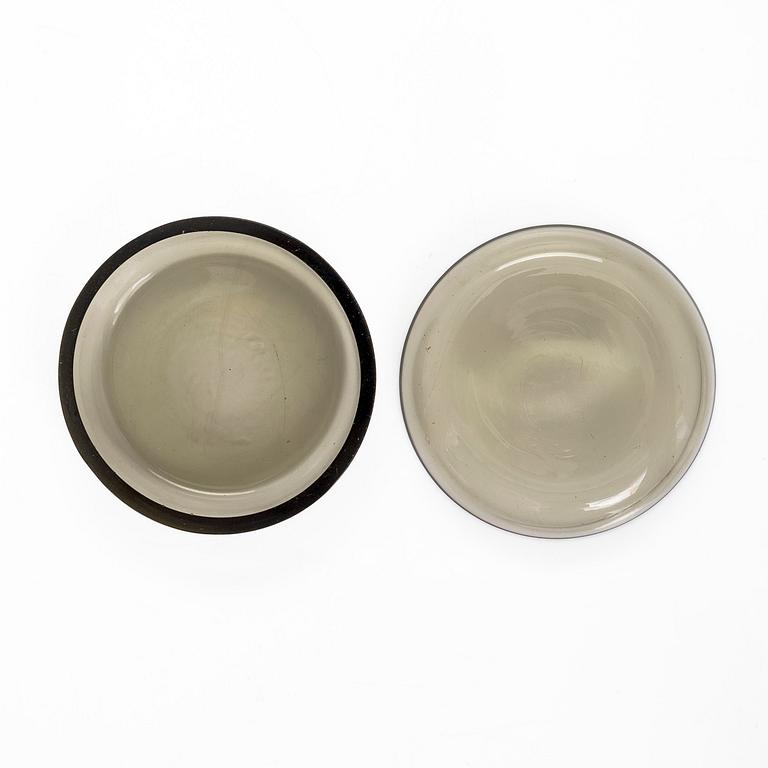 Kaj Franck, a set of six early 1950s schnapps glasses for Nuutajärvi.