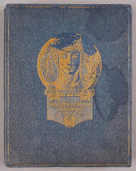 ETUI MED VYKORT, Olympiaden Stockholm 1912.