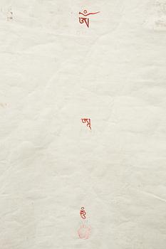THANKA, Tibet, 1900-tal.