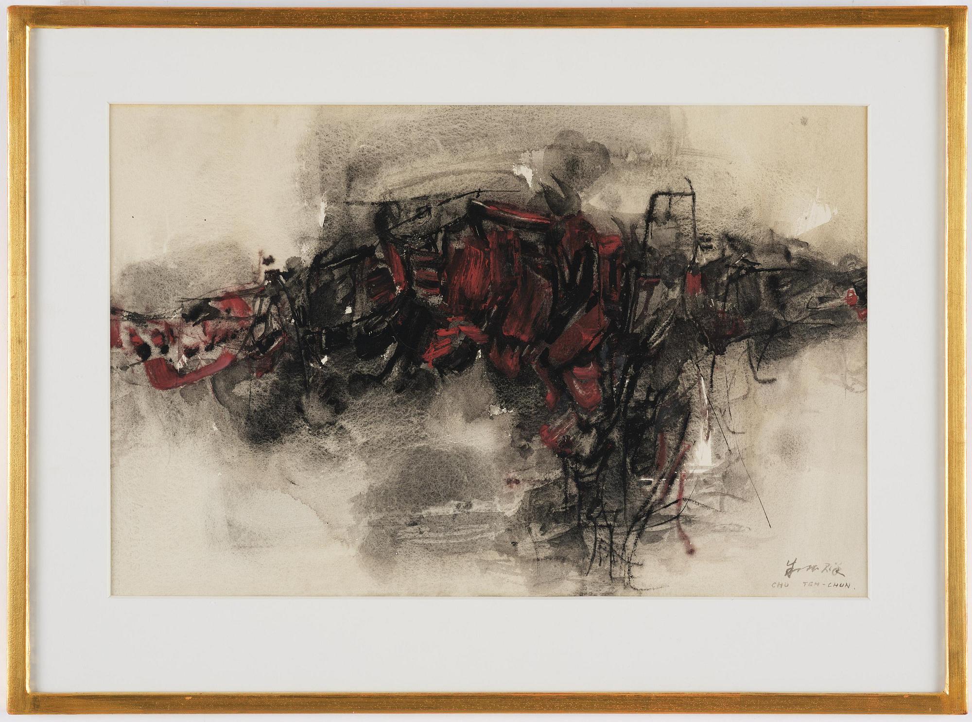 Chu Teh-Chun, "Composition No. 121".