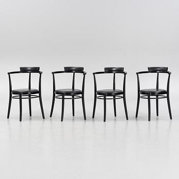 Åke Axelsson, four 'Bohem' chairs, Gemla, Sweden, 1989.