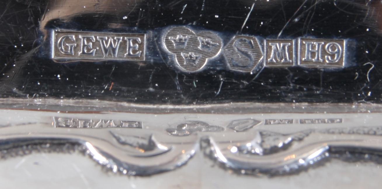 PARTI SILVER, 4 delar. Vikt 575 gram.