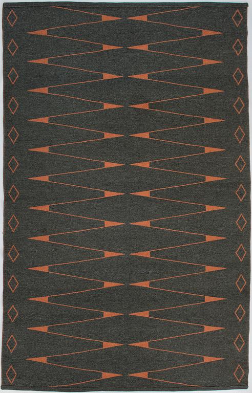 Aappo Härkönen, hårgarnsmatta, Mattokutomo, Finland, 1950/60-tal, Ca 295x186 cm.