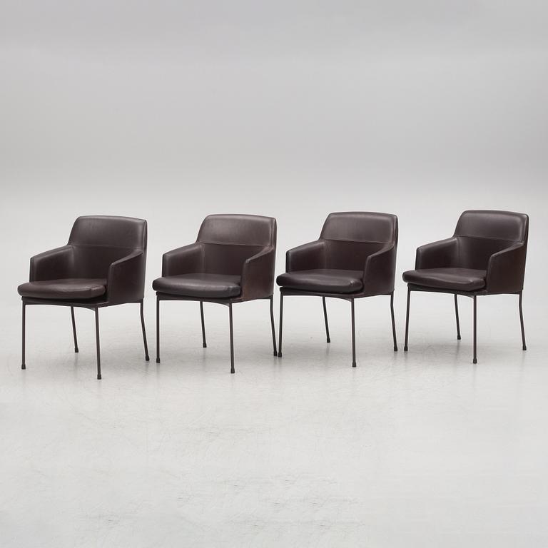 Claesson Koivisto Rune, four 'Montevideo' armchairs, Tacchini, Italy.