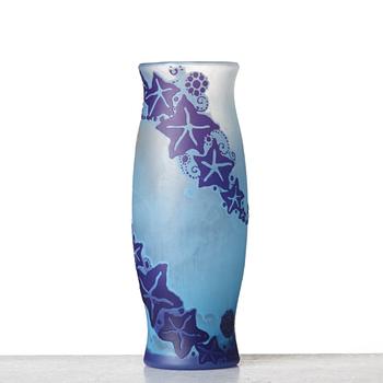 Fritz Blomqvist, an Art Nouveau cameo glass vase, Orrefors, Sweden ca 1915.