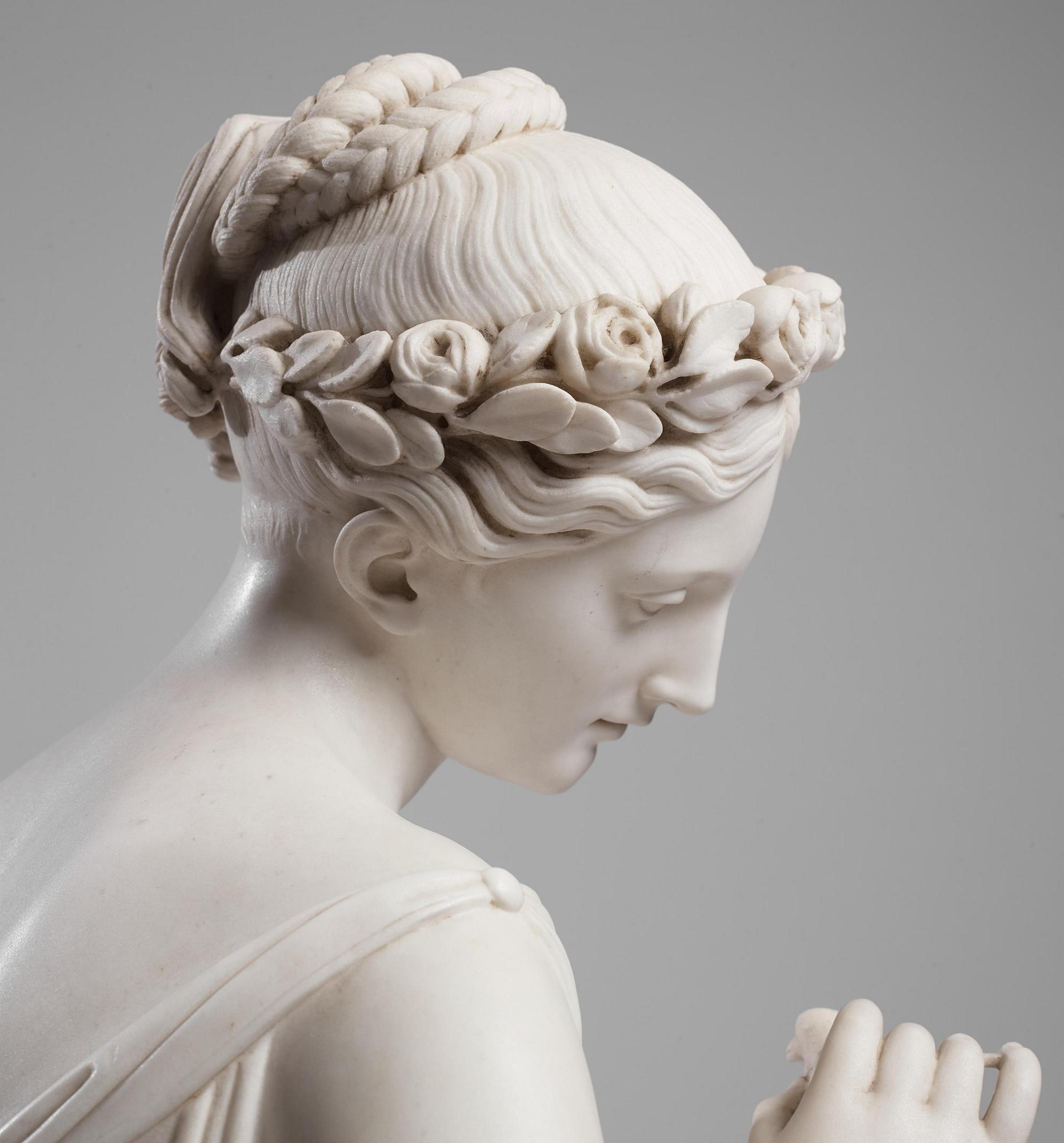 Rudolf (Ridolfo) Schadow, The Girl with Doves.