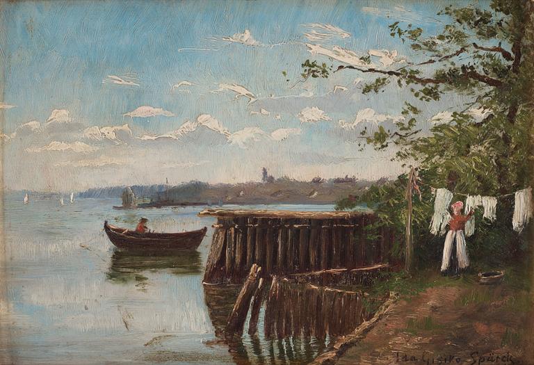Ida Gisiko-Spärck, View from the coast at Skotterup in Denmark.