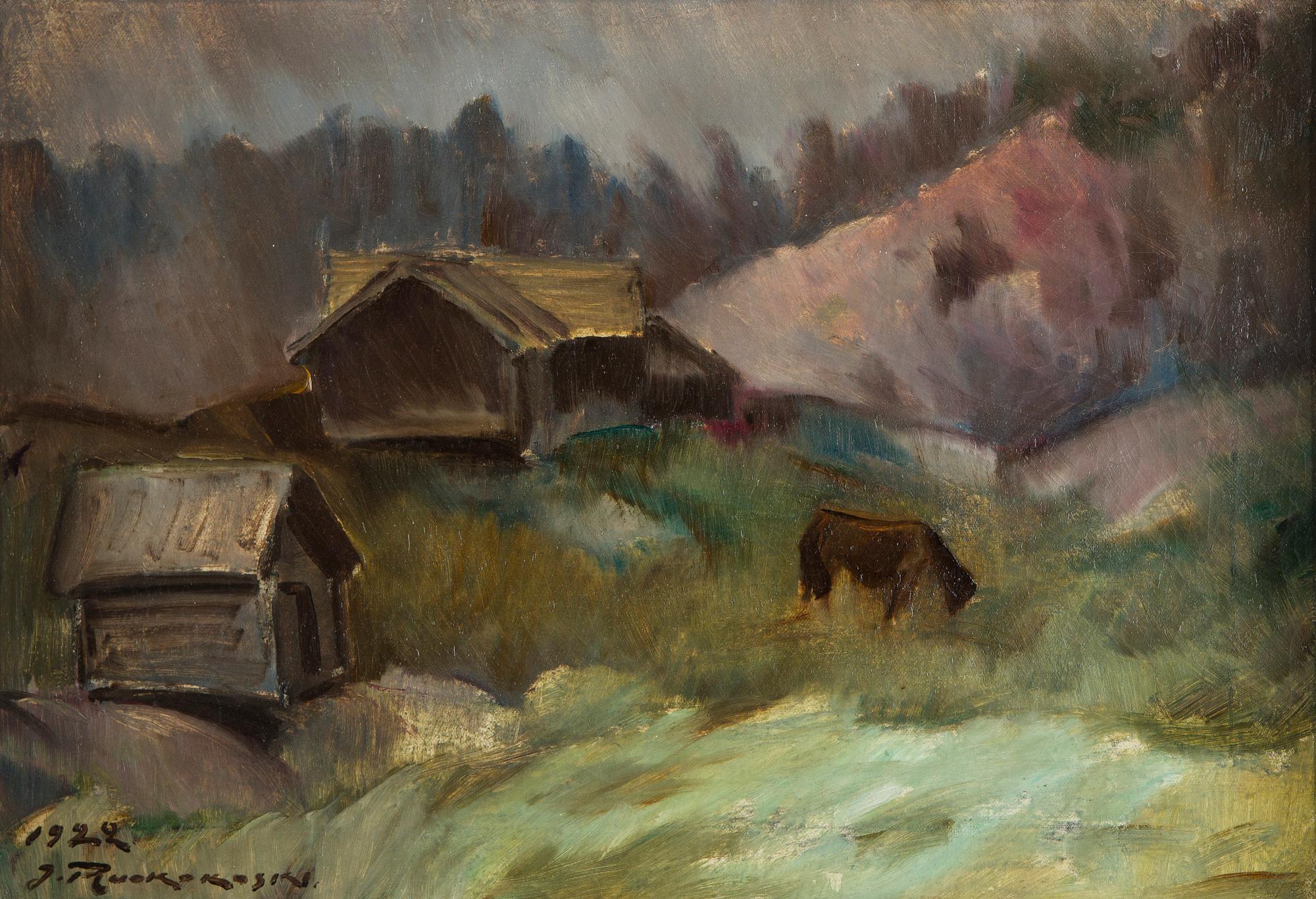 Jalmari Ruokokoski, Maalaismaisema.