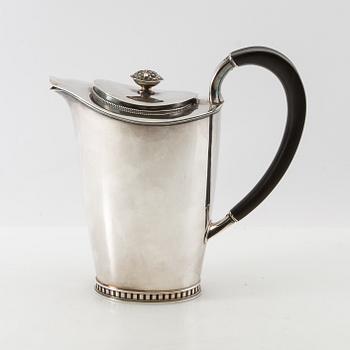 Sven-Arne Gillgren, kaffeservis, 3 delar, silver, GAB, Stockholm, 1960.